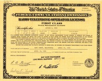 FCC First Class License